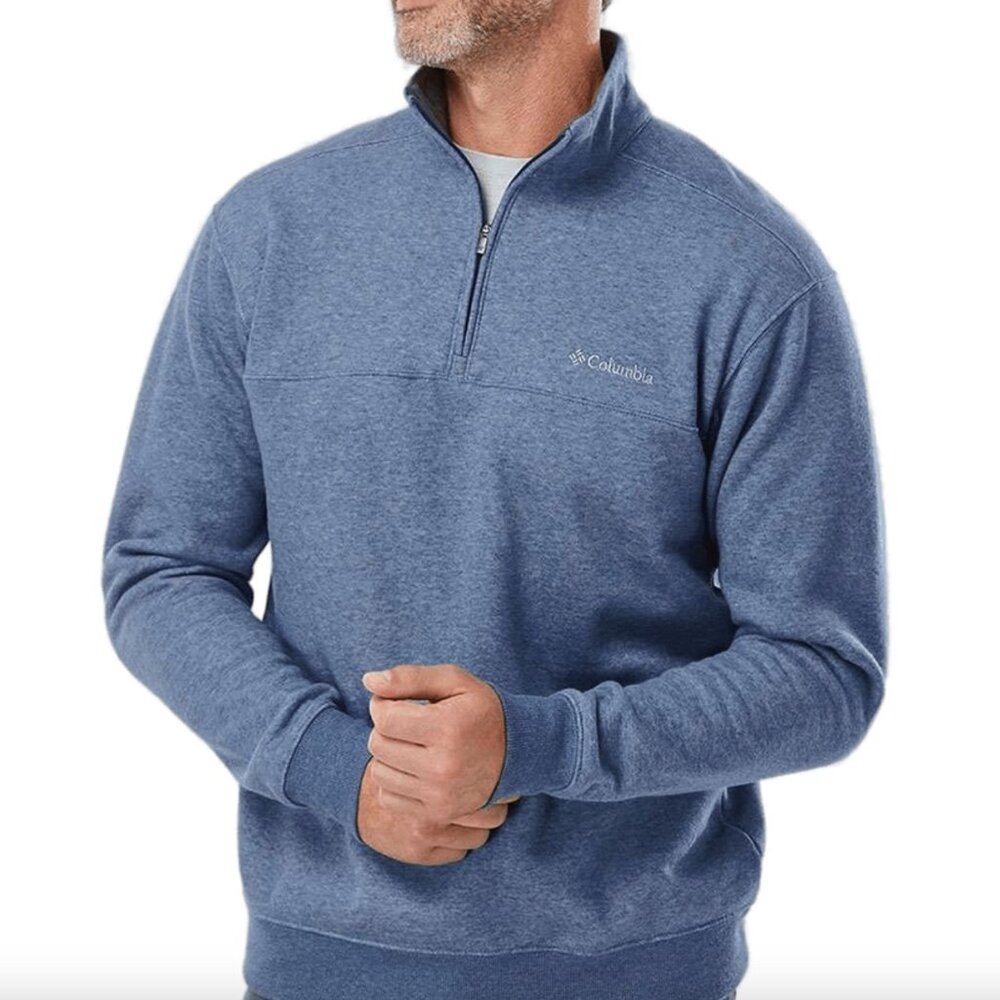 Columbia Blue Hart Mountain Half Zip Pullover